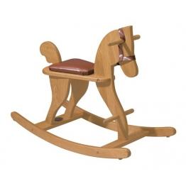 Cheval bascule en bois jouets dhier moulin roty