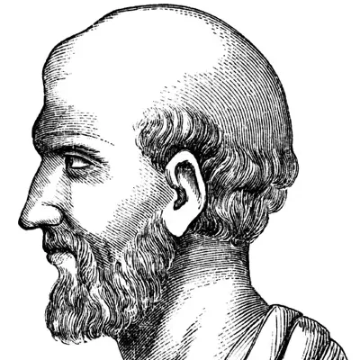 Hippocrate portrait profil