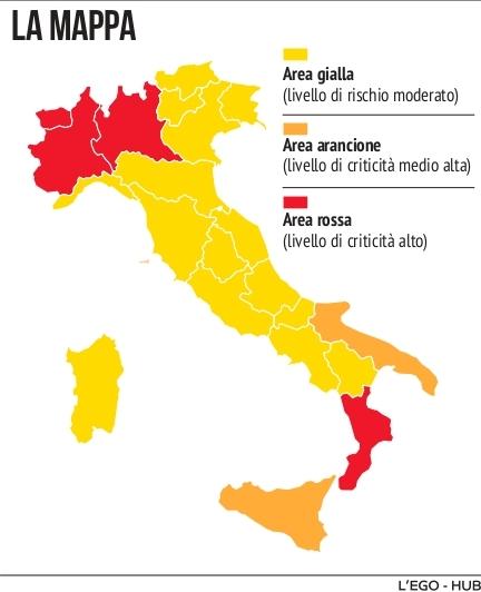 Italia zone rischo